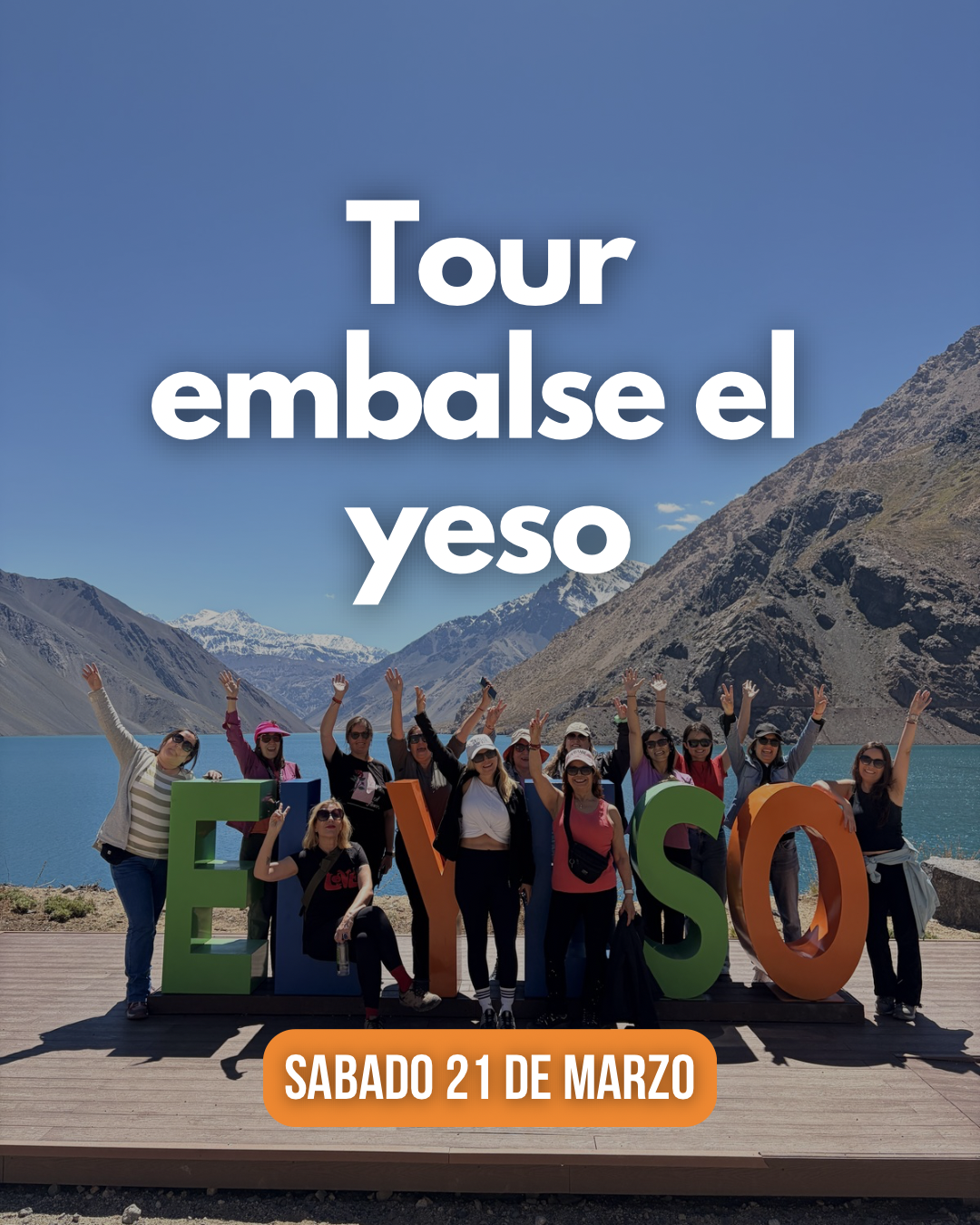 Embalse el yeso sábado 21 de marzo